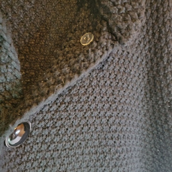 Chicos Black Short-sleeved Sweater size 3 Acrylic/Wool Blend - Picture 7 of 7